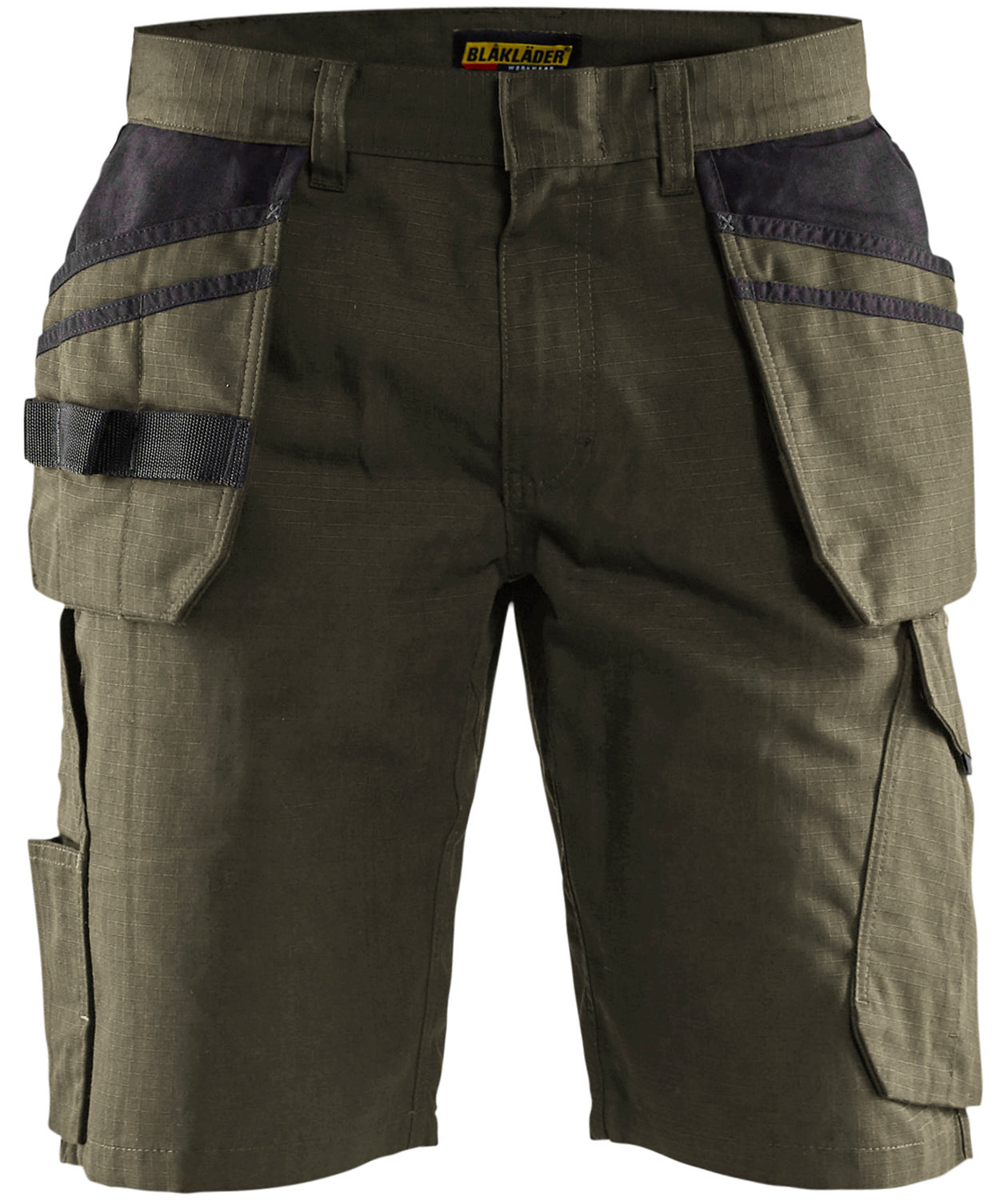 Bl&aring;kl&auml;der Unite craftsman shorts, Olive Green/Black, large image number 0