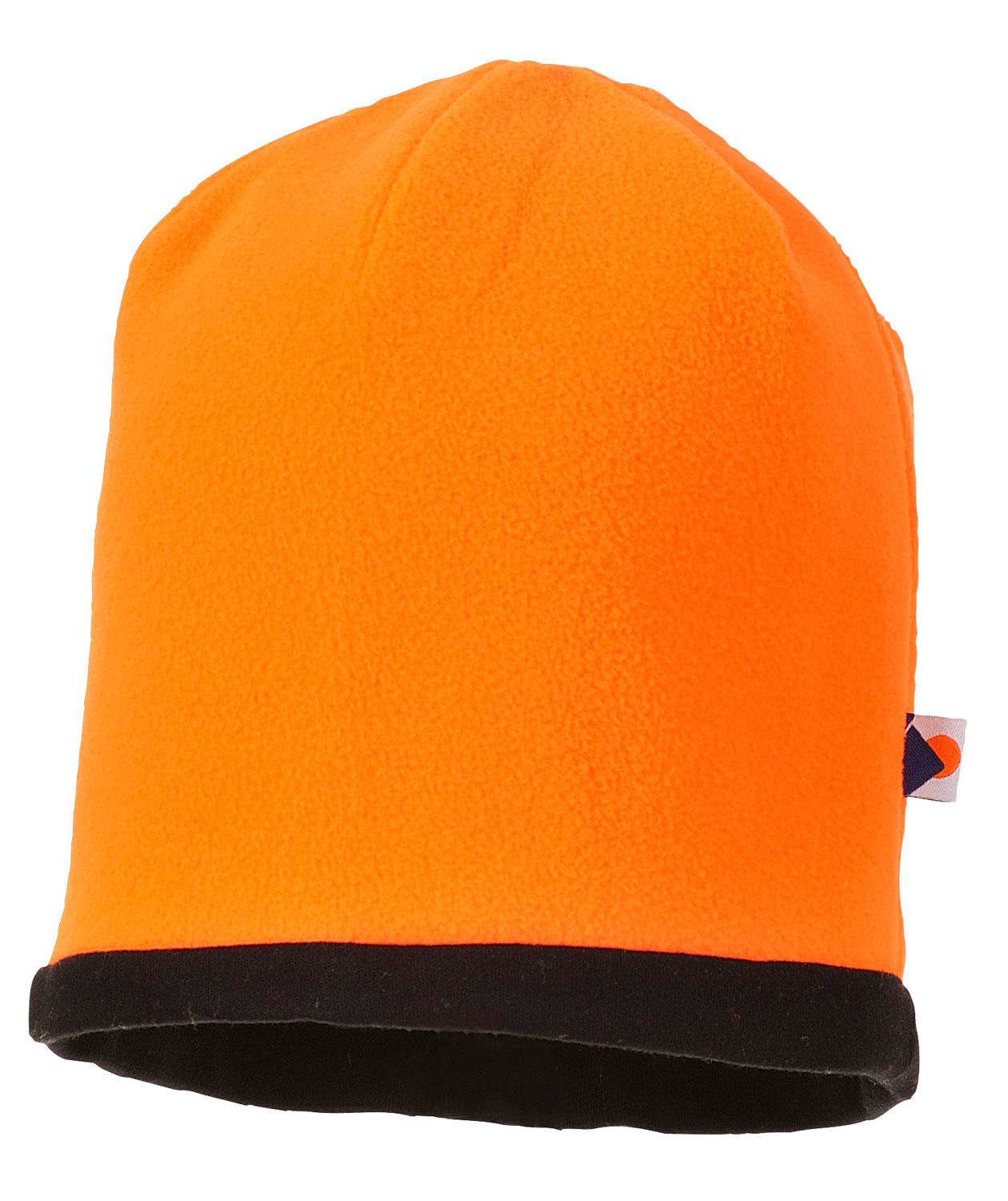 Portwest reversible fleece hat, Hi-Vis Orange/Black, Hi-Vis Orange/Black, large image number 0