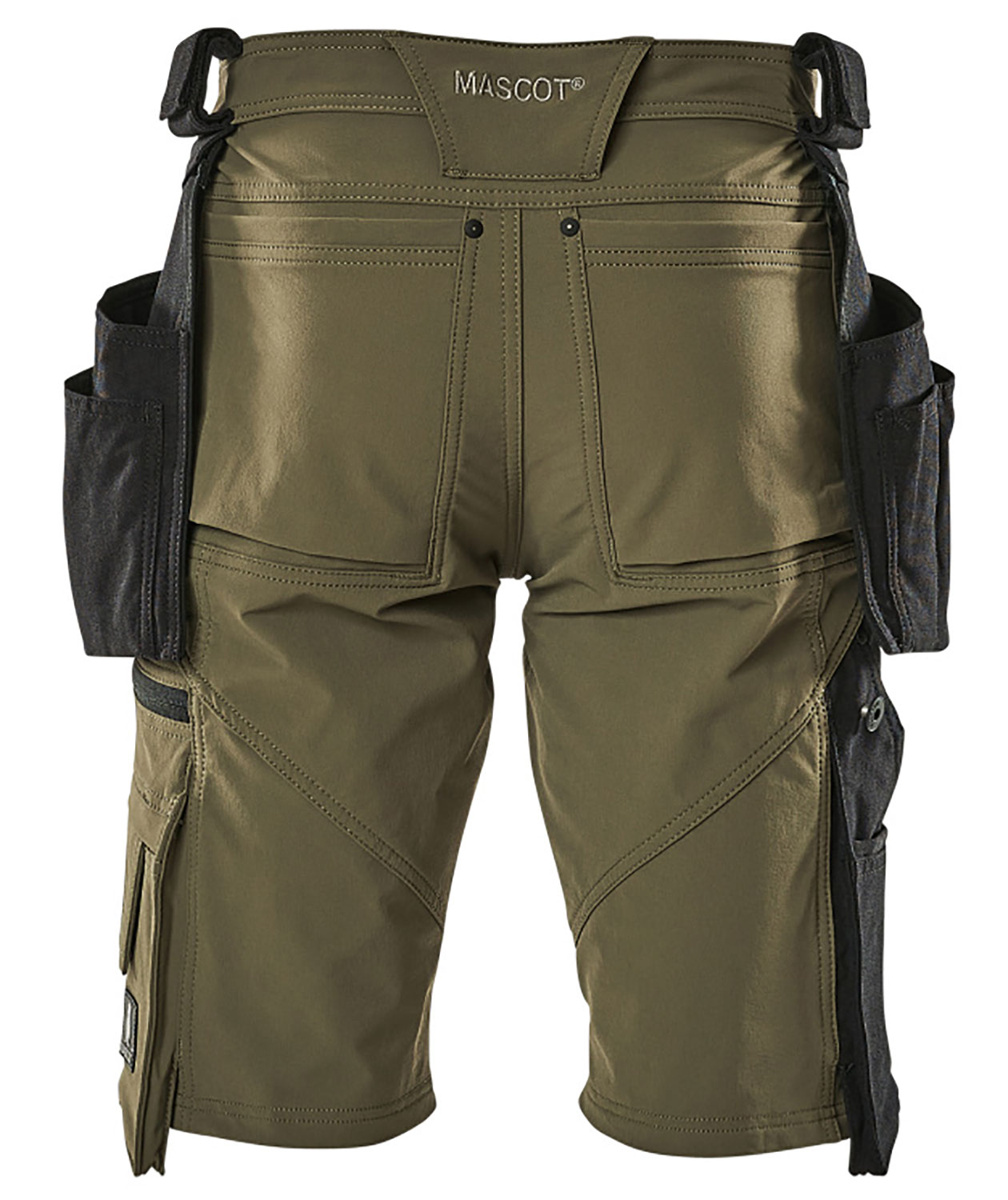 Mascot Advanced craftsman shorts full stretch, Moss green