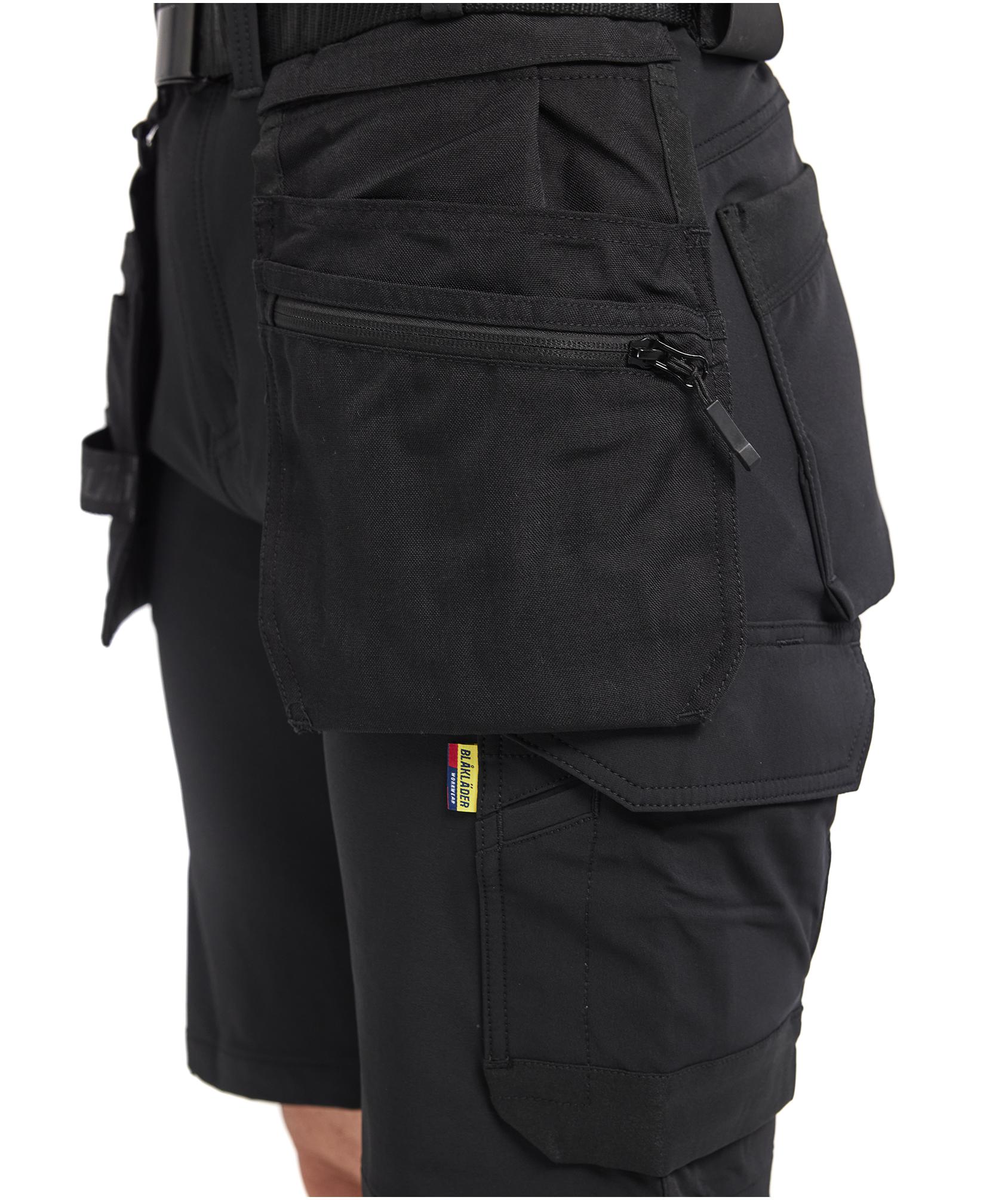 Bl&aring;kl&auml;der Damen Handwerkershorts full stretch, Schwarz, large image number 5