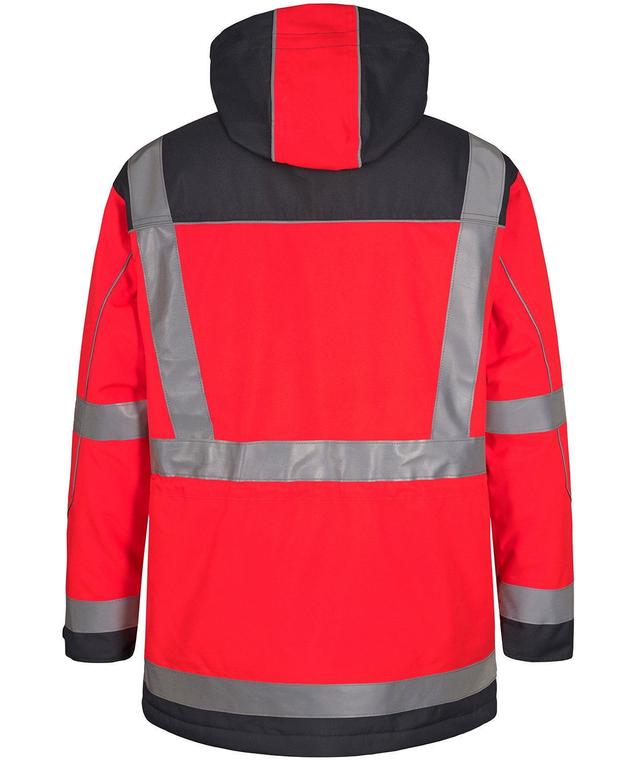 Engel parkas, Varsel r&ouml;d/gr&aring;