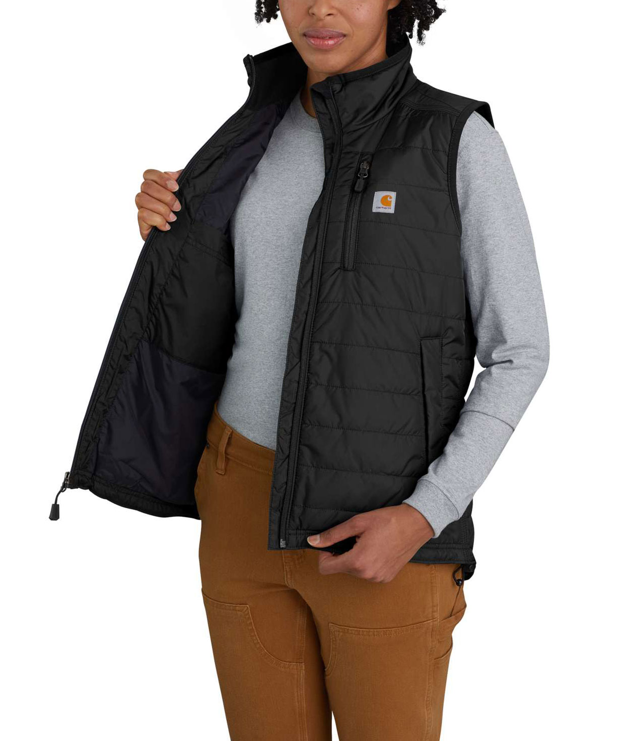Carhartt Gilliam dame vest, Svart, Svart, large image number 2