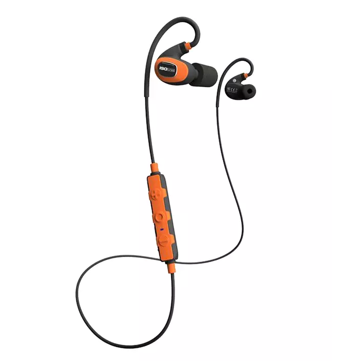 ISOtunes Pro 2.0 Bluetooth-hörlurar med hörselskydd, Kol/Orange, Kol/Orange, large image number 0