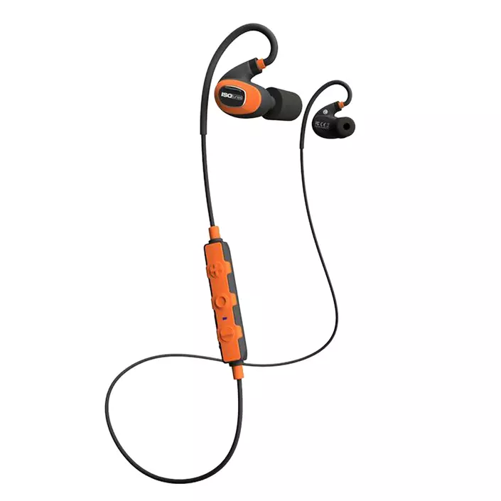 ISOtunes Pro 2.0 høreværn med Bluetooth og støjreducering, Koksgrå/Orange, Koksgrå/Orange, large image number 0