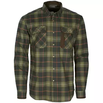 Pinewood Cornwall lumberjack shirt, Oliven/Terracotta