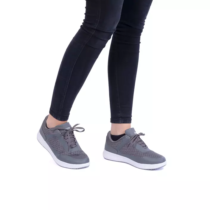 Sanita Breeze women's work shoes O1, Antracit Grey, large image number 2