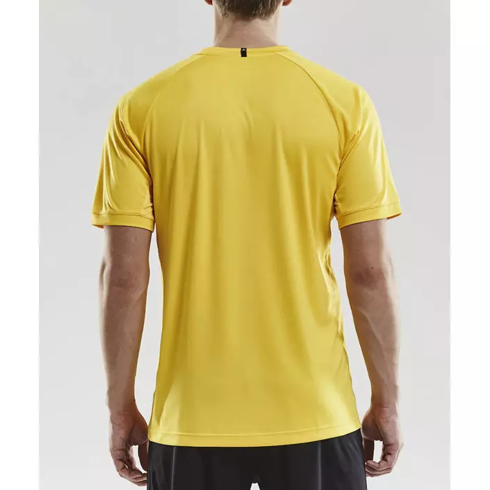 Craft Progress Graphic player shirt, Yellow, large image number 3