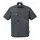Kansas short-sleeved work shirt, Dark Grey, Dark Grey, swatch
