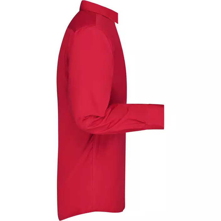 James & Nicholson modern fit  shirt, Red, large image number 2