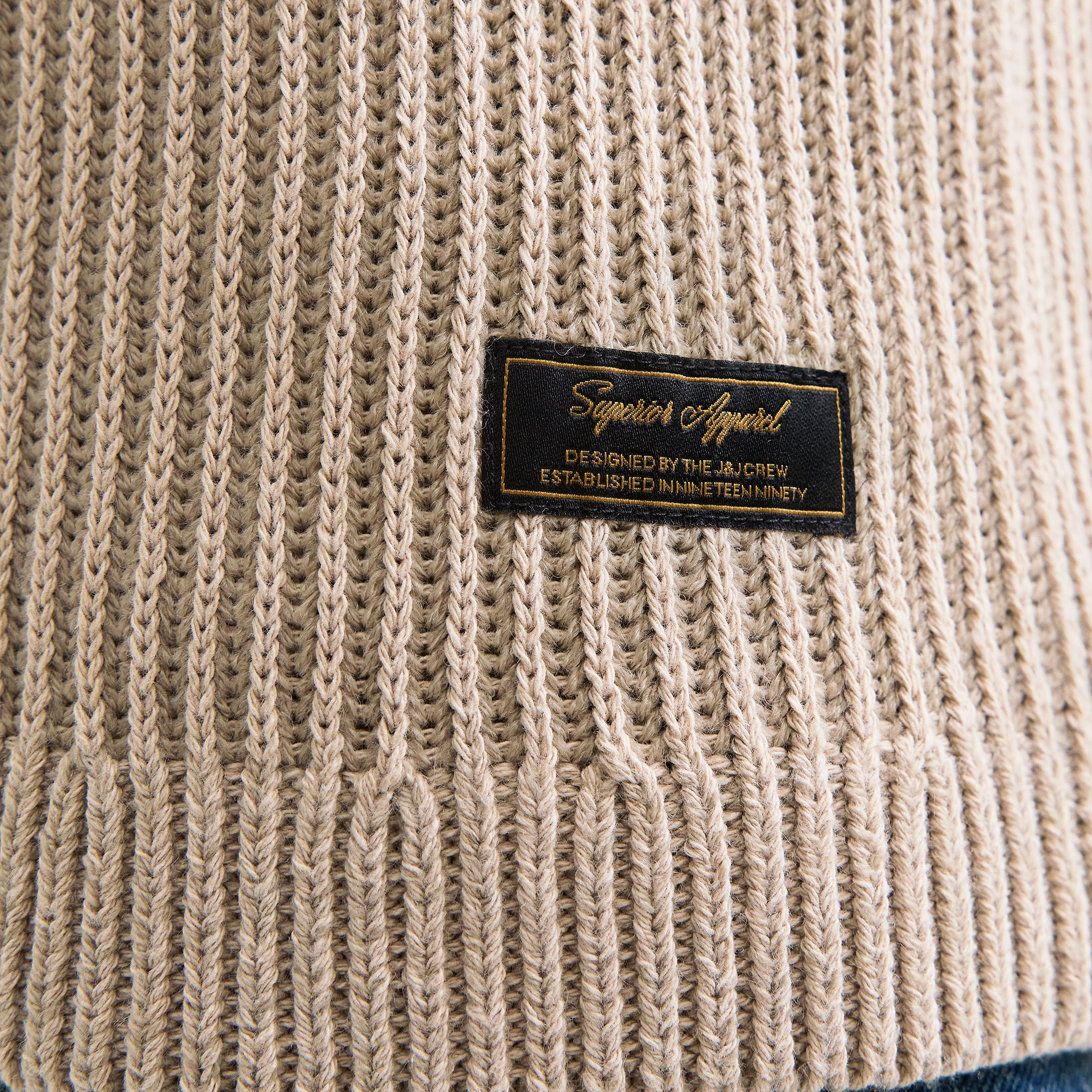 Jack & Jones JJEDOVER knitted pullover, Moonbeam, large image number 5