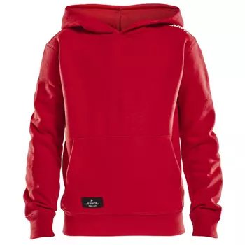 Craft Community hoodie till barn, Bright red