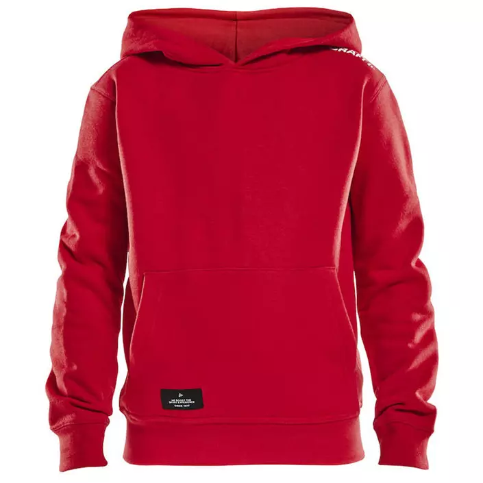 Craft Community hoodie till barn, Bright red, large image number 0
