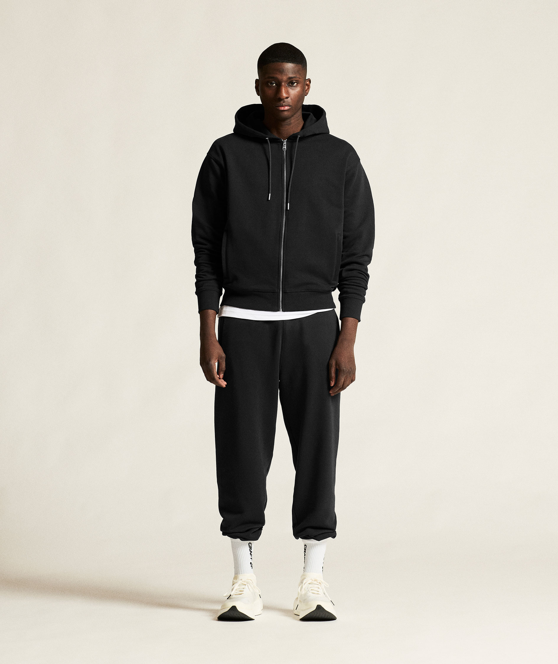 Craft Frequent hoodie med dragkedja, Black, large image number 7