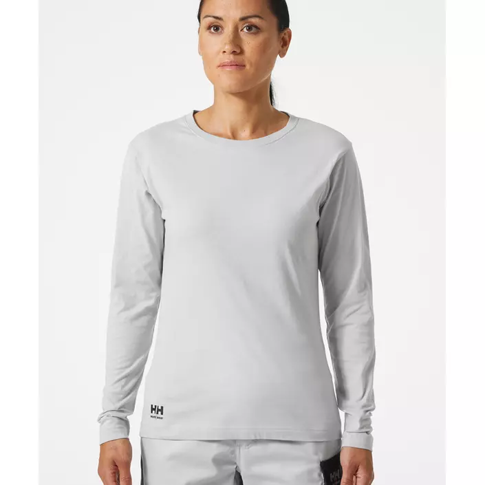 Helly Hansen Classic long-sleeved women's T-shirt, Grey fog, large image number 1