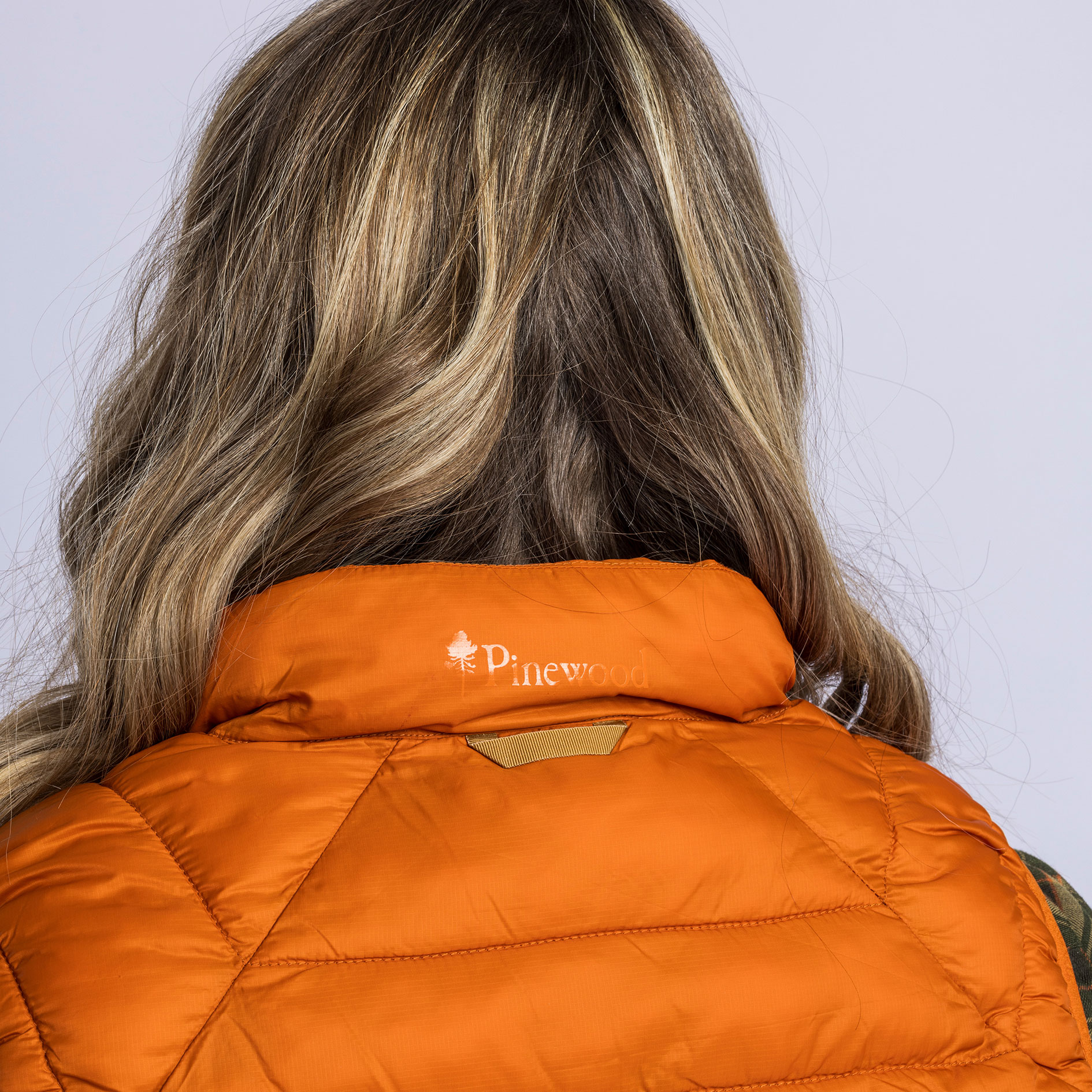 Pinewood Abisko Insulation vatteret damevest, Burned Orange, large image number 5