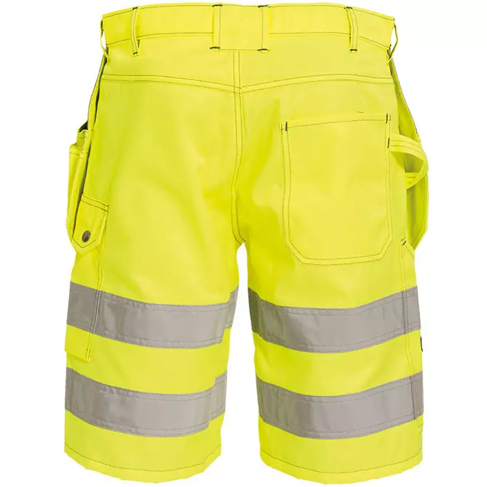 Tranemo CE-ME craftsmens shorts, Hi-vis Yellow/Marine, large image number 1