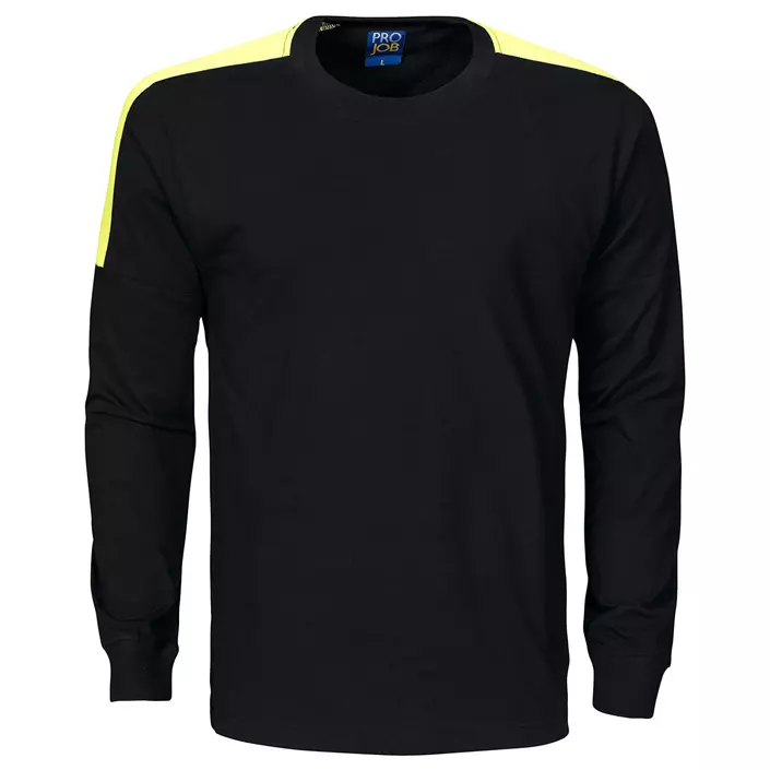 ProJob long-sleeved T-shirt 2020, Black/Yellow, large image number 0