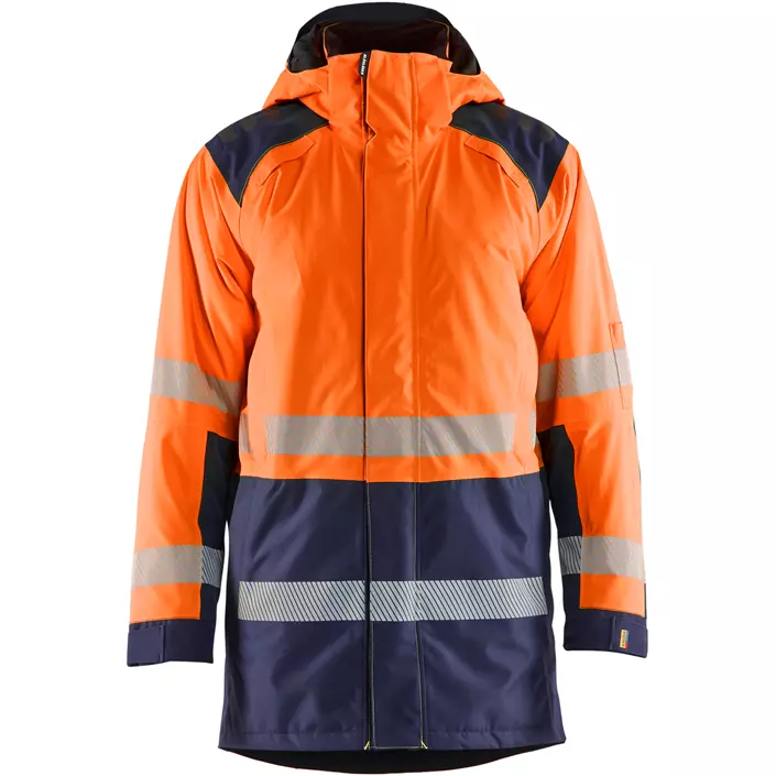 Blåkläder vinter parkajakke, Hi-Vis Orange/Marine, large image number 0