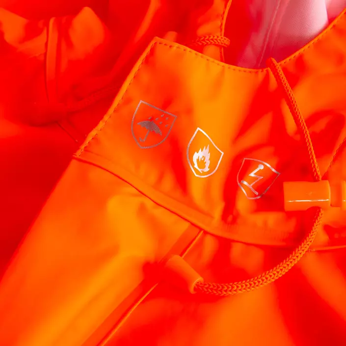 Lyngsøe PU regndragt, Hi-vis Orange, large image number 1