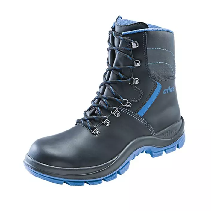 Atlas Big Size 840 winter safety boots S3, Black/Blue, large image number 0