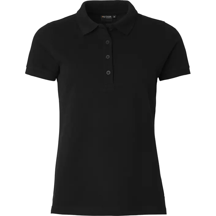 Top Swede women's polo shirt 187, Black, large image number 0