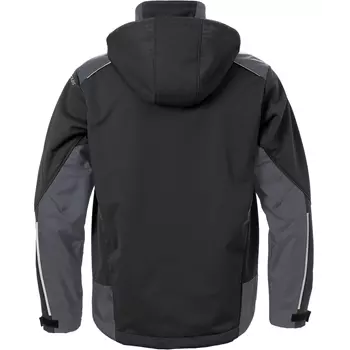 Fristads softshell winter jacket 4060, Black/Grey