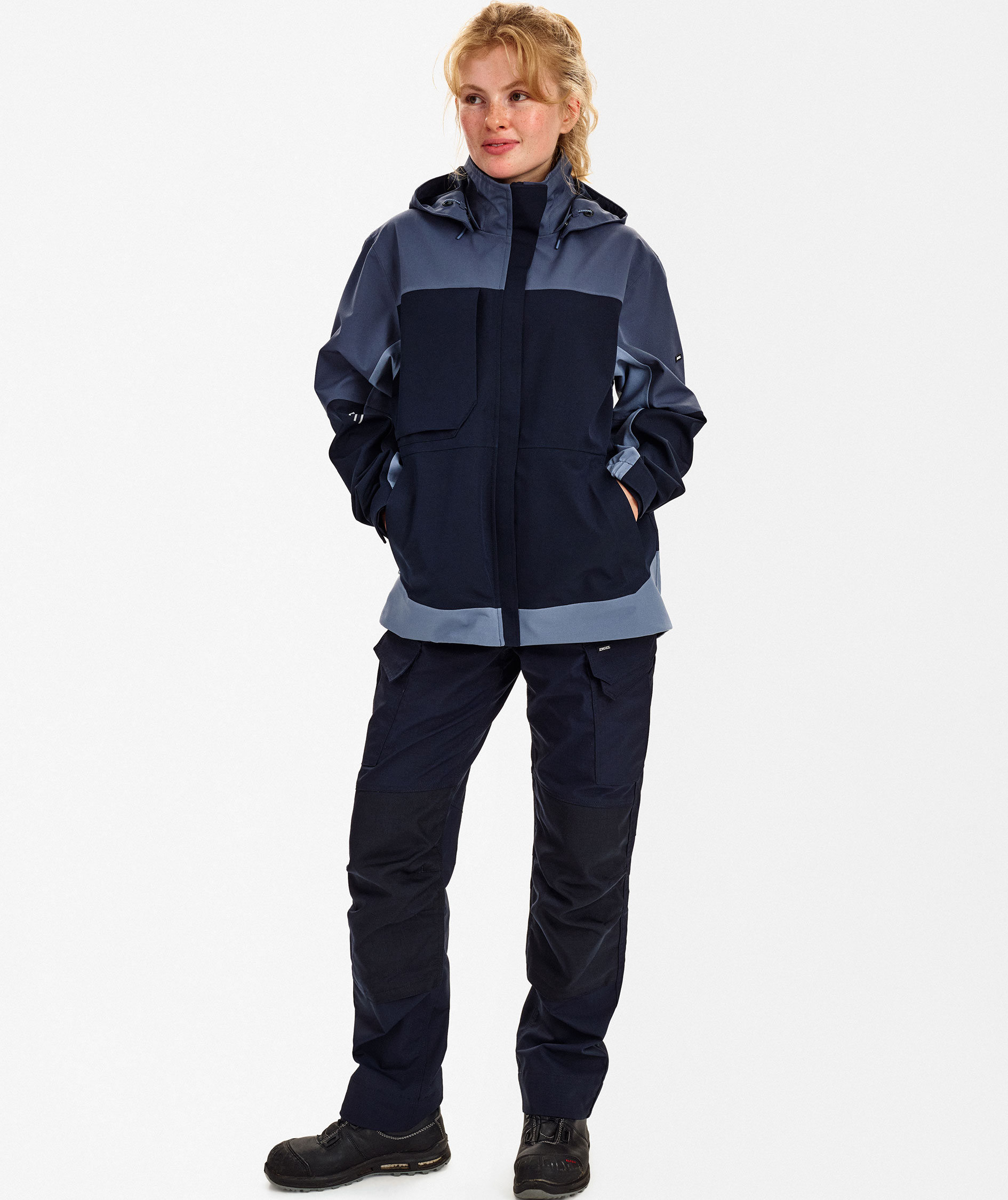 Engel Entire dame skalljakke, Deep Blue/Dark Sea, large image number 2