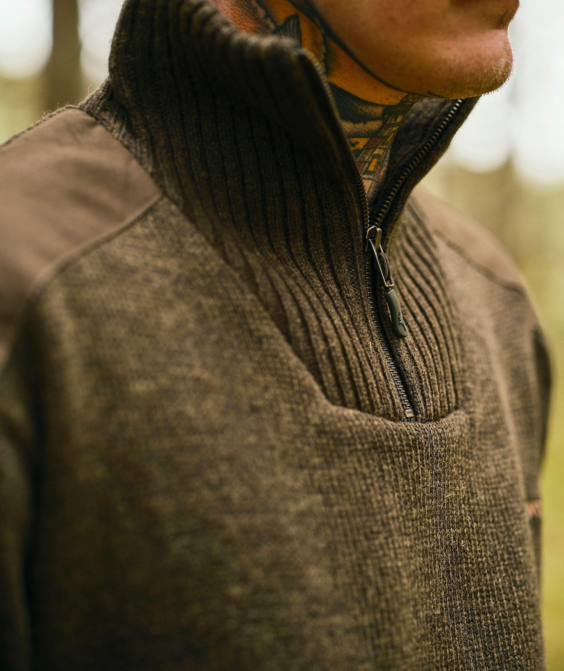 Pinewood Hurricane striktr&oslash;je med membran, M&oslash;rkegr&oslash;n, large image number 3