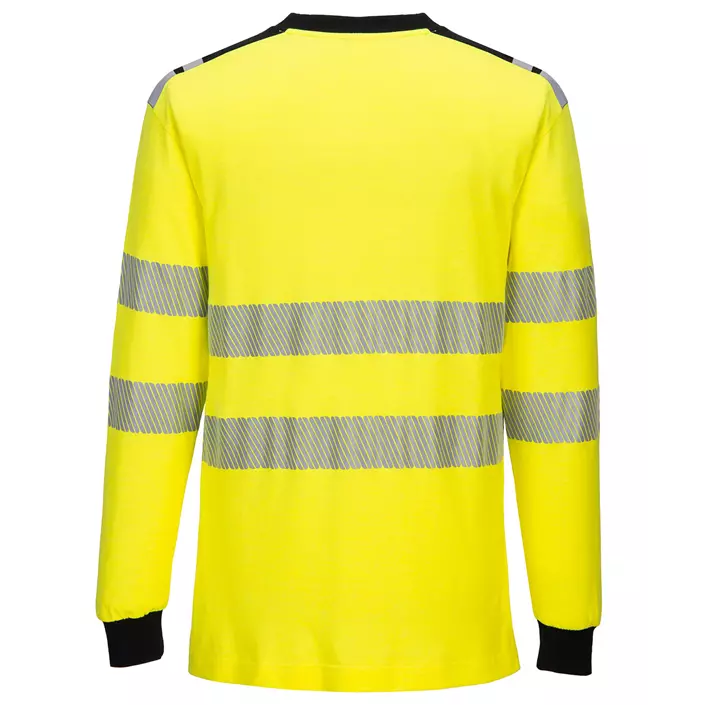 Portwest WX3 FR long-sleeved T-shirt, Hi-vis Yellow/Black, large image number 1