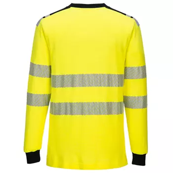 Portwest WX3 FR long-sleeved T-shirt, Hi-vis Yellow/Black