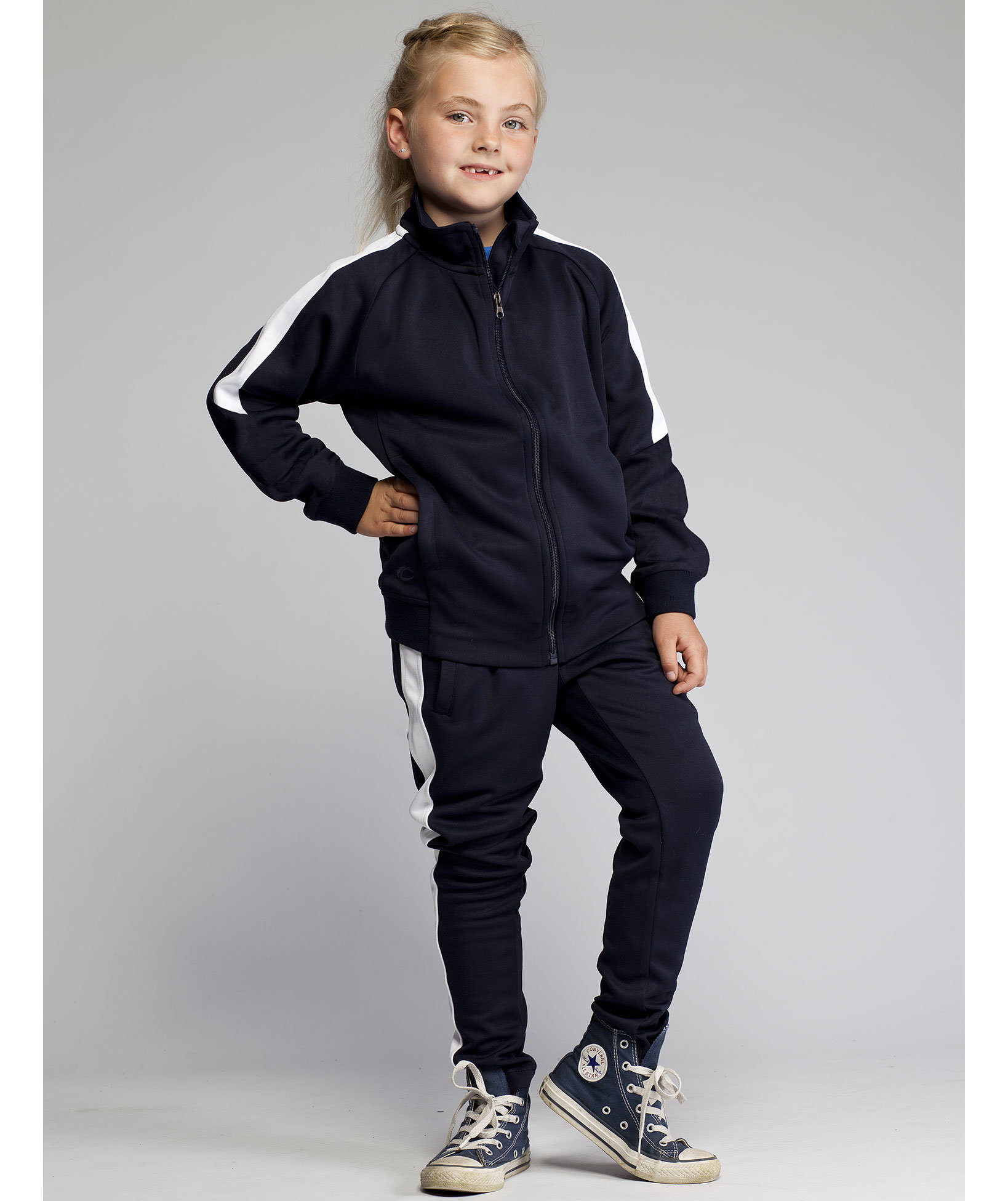 Pitch Stone sweat byxa till barn, Navy, Navy, large image number 2