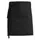 Kentaur apron with pocket, Black, Black, swatch