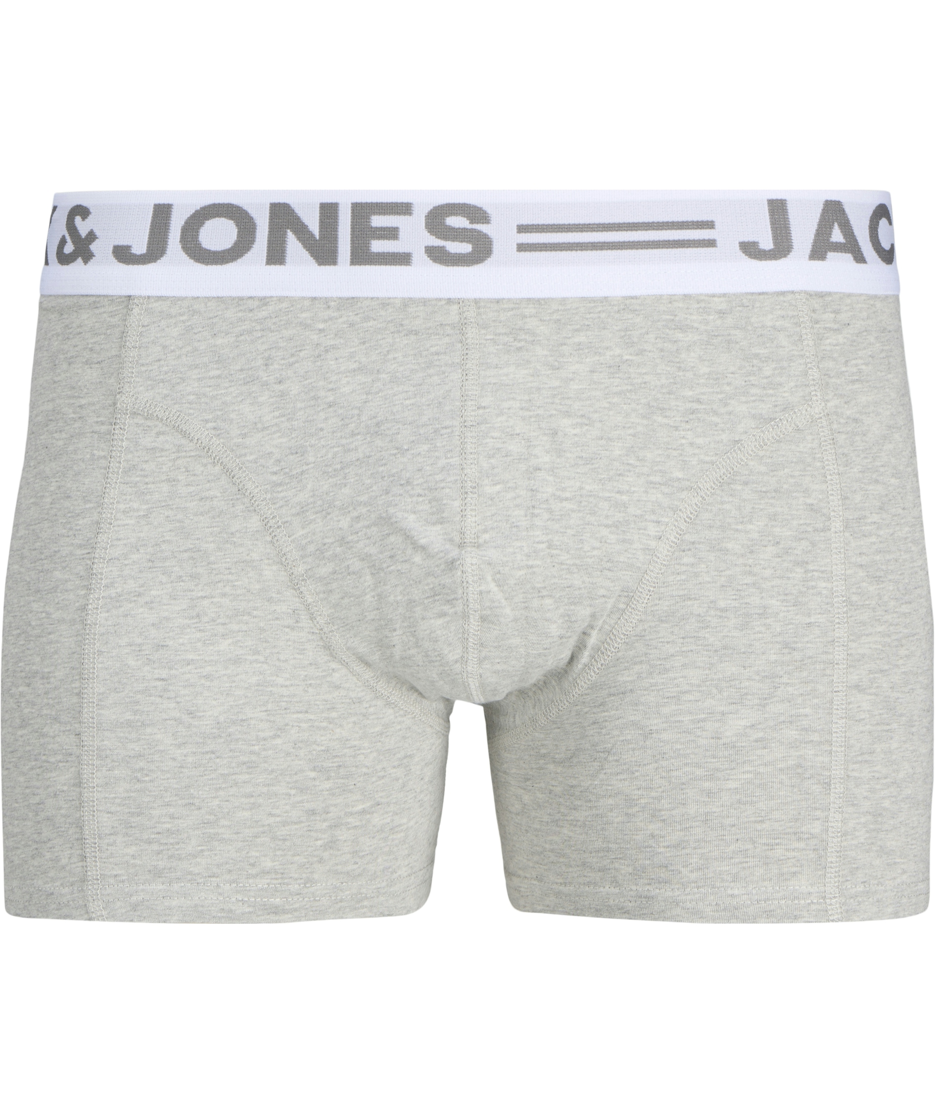 Jack & Jones Sense 3-pak boxershorts, Light Grey Melange/Dress Blues/Salsa, large image number 2