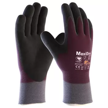 ATG MaxiDry® Zero™ 56-451 cut protection gloves Cut B, Purple/Black