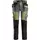Snickers FlexiWork craftsman trousers 6940 full stretch, Khaki Green/Steel Grey, Khaki Green/Steel Grey, swatch