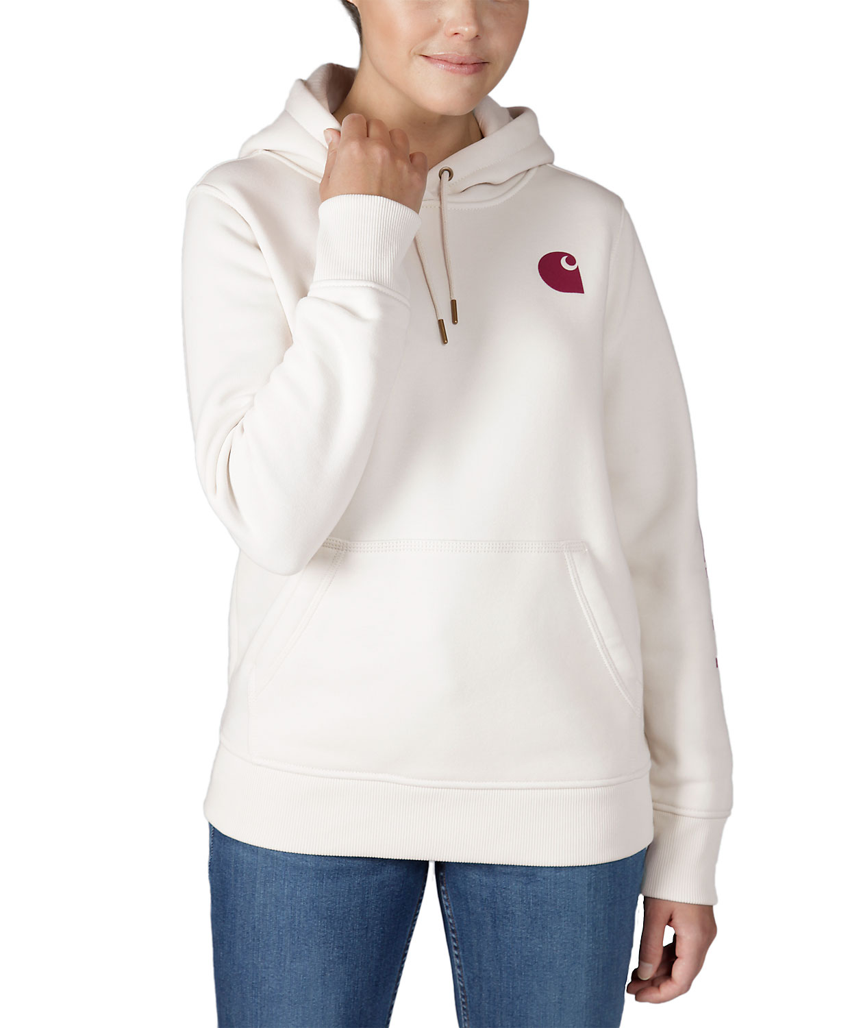 Carhartt Clarksburg hoodie dam, Malt