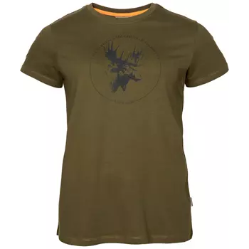 Pinewood Moose dame T-shirt, Hunting Olive