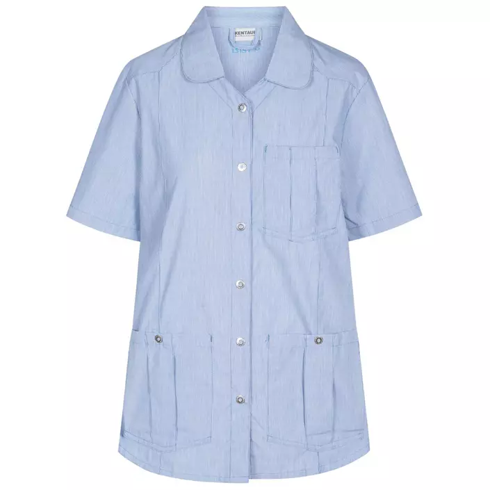 Kentaur kortermet dameskjorte, Blå/Hvit Stripete, large image number 0