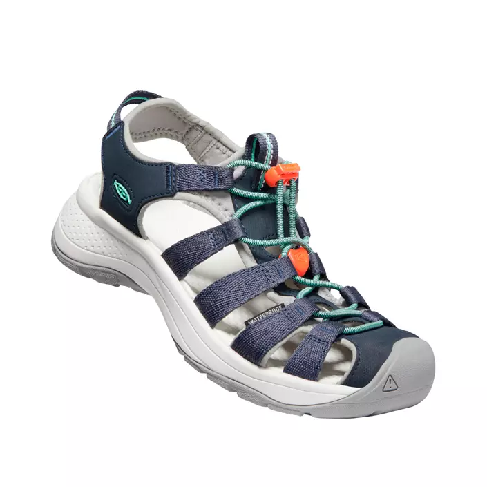 Keen Astoria West Damen Sandalen, Navy/Beveled glass, large image number 0