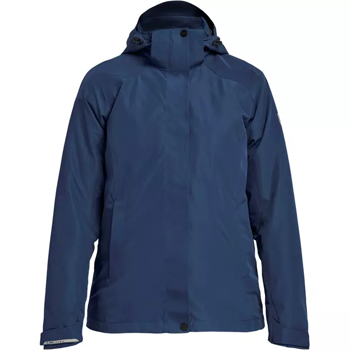 Tenson Westing dame regnjakke, Mørkeblå, large image number 0