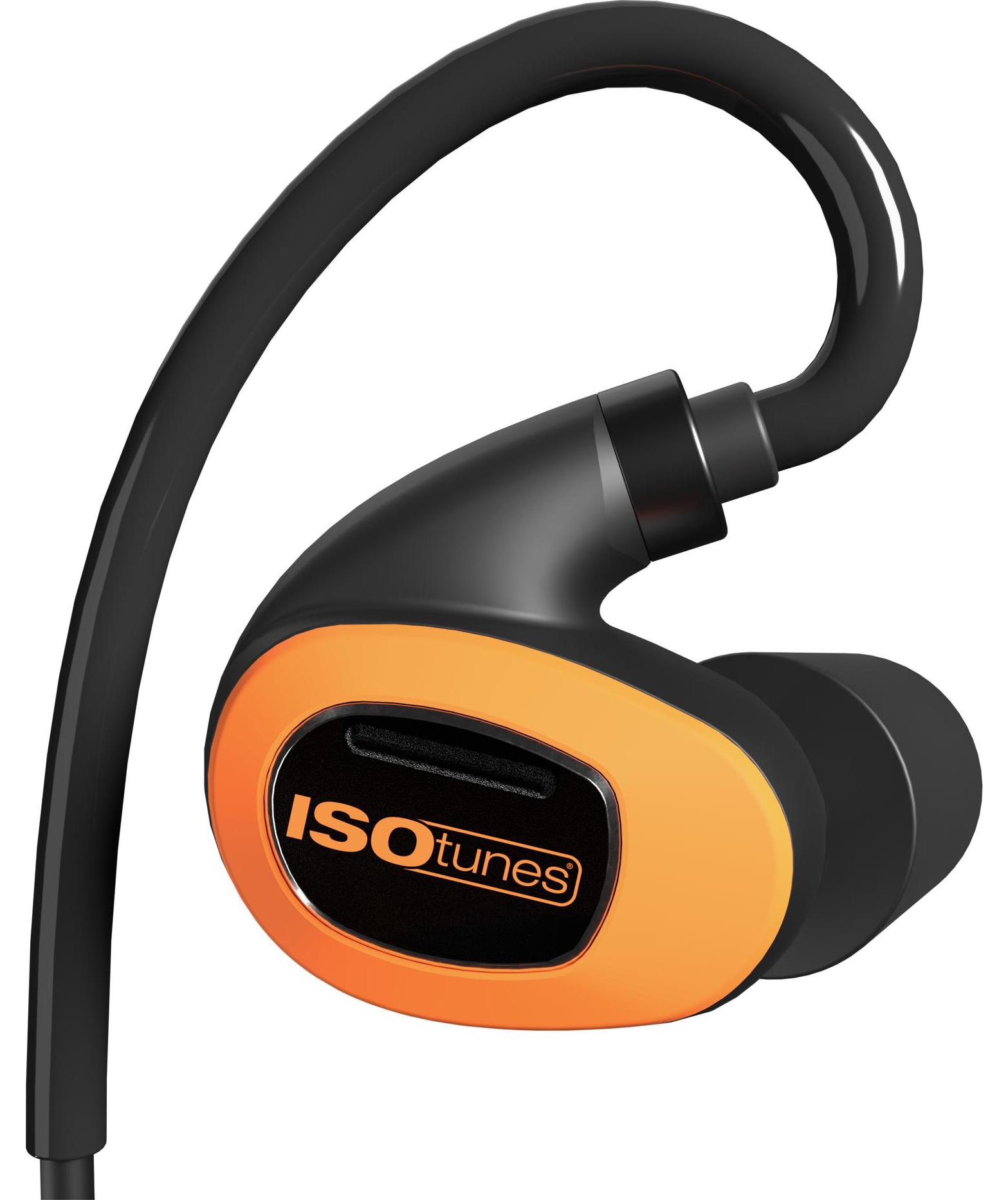 ISOtunes Pro 3.0 h&oslash;rev&aelig;rn med Bluetooth, Sort/Orange, Sort/Orange, large image number 2