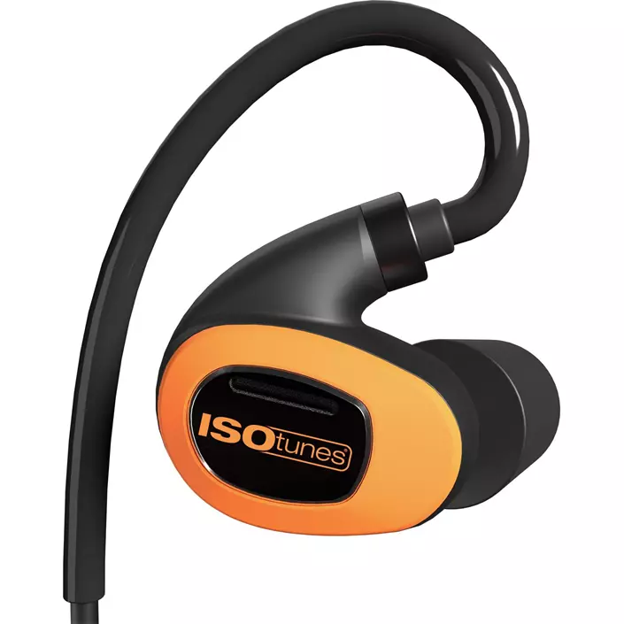 ISOtunes Pro 3.0 hörselkåpor med Bluetooth, Svart/Orange, Svart/Orange, large image number 2