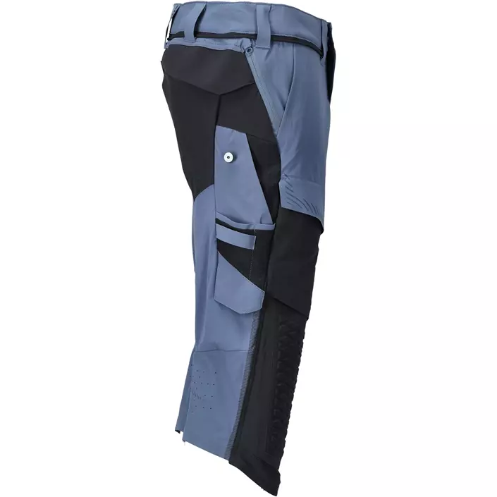 Mascot Customized 3/4-Arbeitshose full stretch, Steinblau/Dunkel Marine, large image number 3