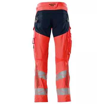 Mascot Safe Supreme Kendal work trousers, Hi-vis red/Dark anthracite