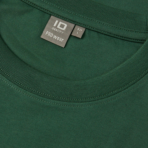 ID PRO Wear lang&aelig;rmet T-shirt, Flaskegr&oslash;n, large image number 3