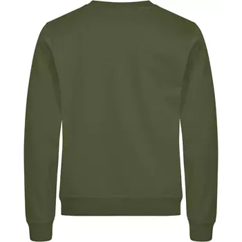 Clique Miami Roundneck sweatshirt, Mili. Green