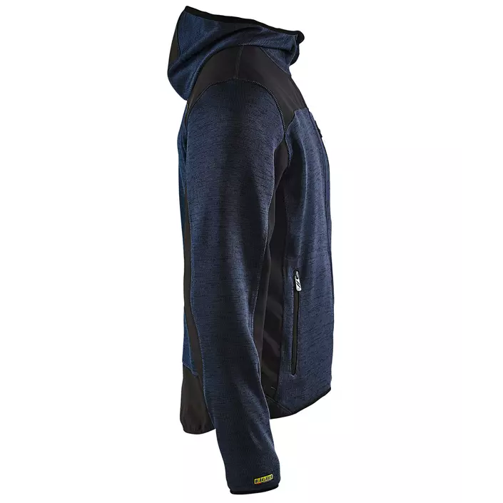 Blåkläder knitted softshell jacket X4930, Dark Marine/Black, large image number 3