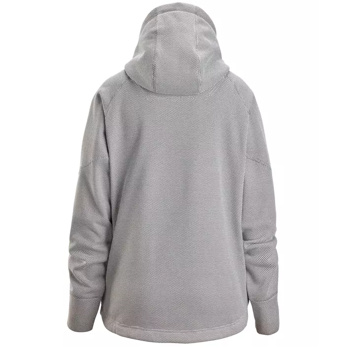 Snickers FlexiWork fleece hoodie 8047 dam, White/black, large image number 1
