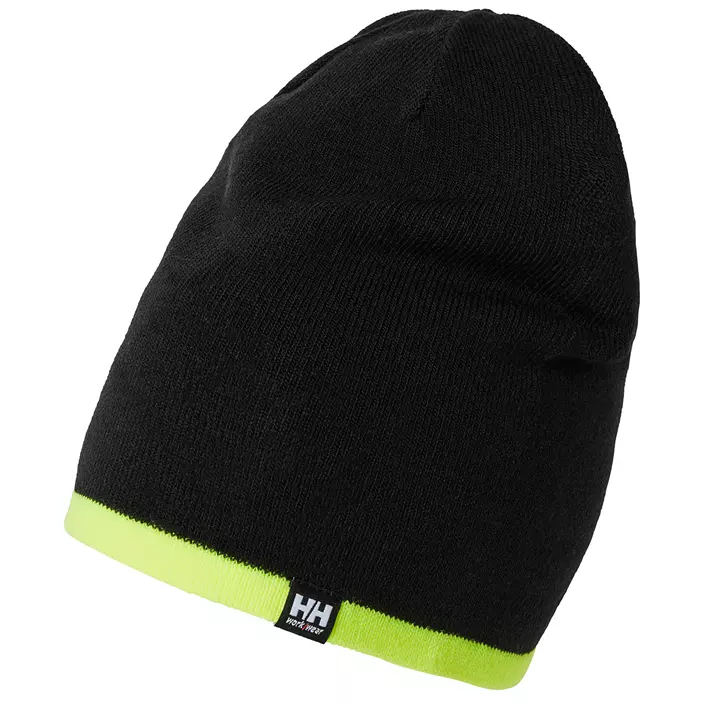 Helly Hansen Manchester Beanie, Black/Yellow, Black/Yellow, large image number 0