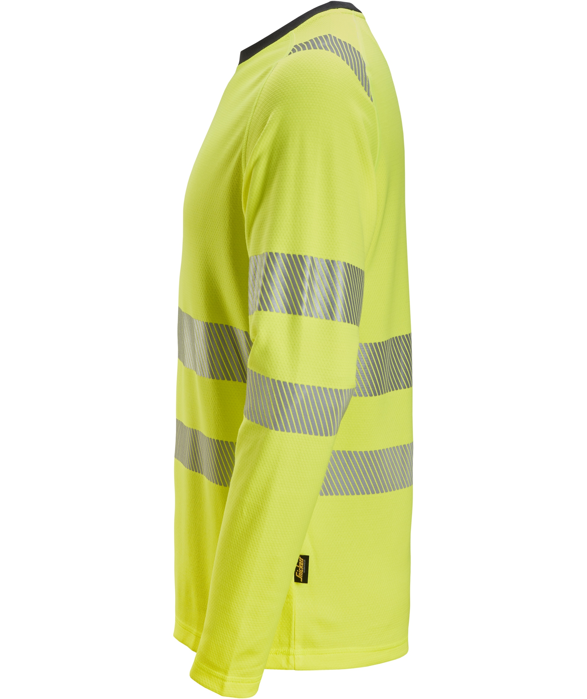 Snickers lang&aelig;rmet T-shirt 2431, Hi-Vis&nbsp;Gul, large image number 3